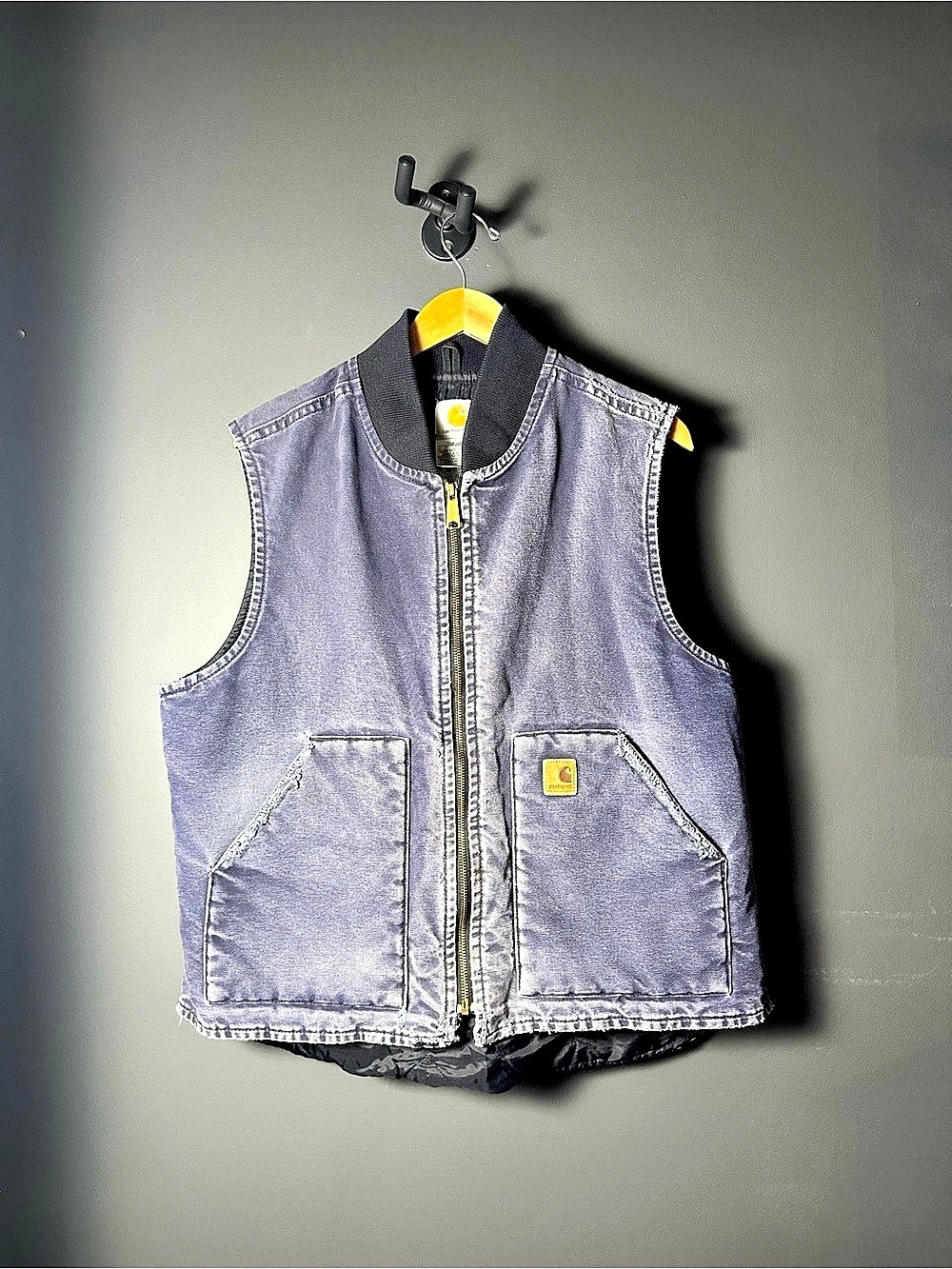 Vintage Carhartt Mens XL Regular Midnight Blue V02 MDT vest